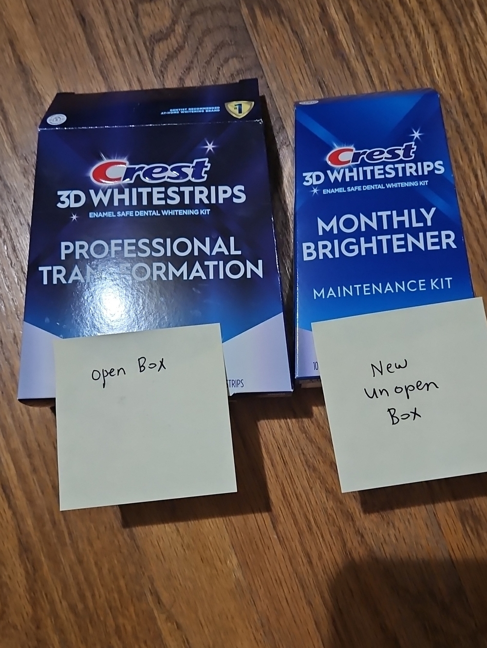 Crest 3D Whitestrips Professional Transformation & Monthly Brightener